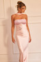 Moonlit Mirage Maxi Dress - Pink