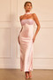 Moonlit Mirage Maxi Dress - Pink