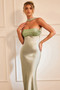 Moonlit Mirage Maxi Dress - Sage