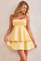 Carmen Mini Dress - Yellow