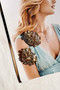 Gilded Petals Earrings - Gold