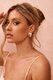 Petal Muse Earrings - White