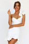 Stars Align Mini Dress - White | Sage and Paige AUS.