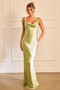 Serein Drape Maxi Dress - Apple Green