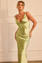 Serein Drape Maxi Dress - Apple Green