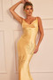 Serein Drape Maxi Dress - Orange