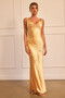 Serein Drape Maxi Dress - Orange