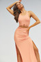 Her Faith Midi Dress - Peach | Sage and Paige AUS.