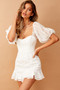 On My Mind Mini Dress - White | Sage and Paige AUS.