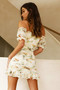 Willow Mini Dress - Beige | Sage and Paige AUS.