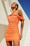Kendal Mini Dress - Peach | Sage and Paige AUS.