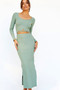 One in a Million Midi Dress - Olive | Sage and Paige AUS.
