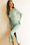 Blessed Midi Dress - Green | Sage and Paige AUS.
