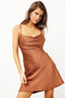 French Kiss Mini Dress - Chocolate | Sage and Paige AUS.