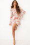 Swerve Mini Dress - Beige Multi | Sage and Paige AUS.