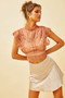 It's Only Fair Satin Skirt - Champagne | Sage and Paige AUS.