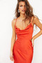 New Era Midi Dress - Aperol | Sage and Paige AUS.