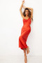 New Era Midi Dress - Aperol | Sage and Paige AUS.