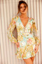 Mystify Mini Dress - Yellow Multi | Sage and Paige AUS.