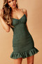Magnify Mini Dress - Green | Sage and Paige AUS.