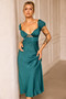 Jasmine Midi Dress - Forest Green | Sage and Paige AUS.