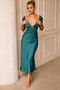 Jasmine Midi Dress - Forest Green | Sage and Paige AUS.
