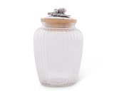 Acorn Oak Glass Canister