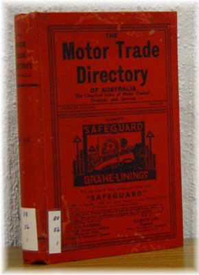 Motor Trade Directory of Australia 1936-37 - EBOOK