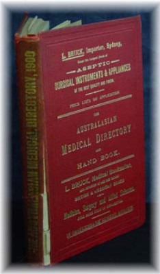 Australasian Medical Directory and Handbook 1900 - EBOOK