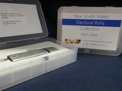 New South Wales Electoral Rolls Collection - USB