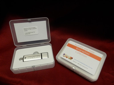 Australian and States Biographies Collection - USB