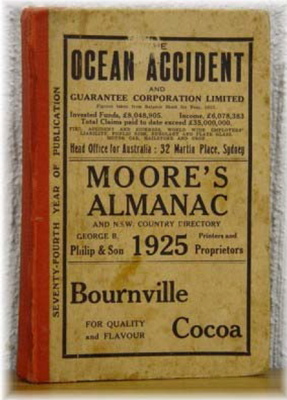 New South Wales Almanac and Country Directory 1925 (Moore) - EBOOK