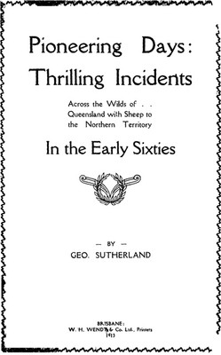 Pioneering Days: Thrilling Incidents in the Early Sixties - EBOOK