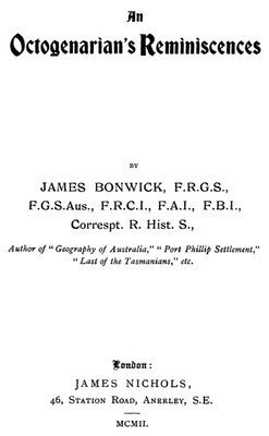 An Octogenarian's Reminiscences - EBOOK