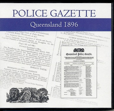 Queensland Police Gazette 1896 - EBOOK