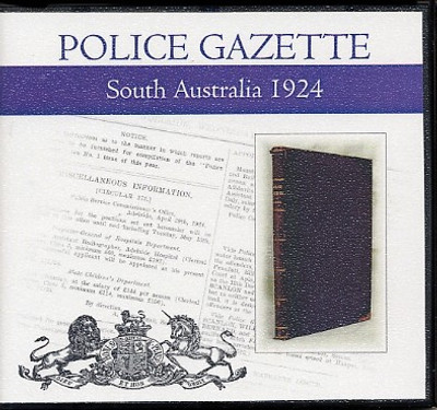 South Australian Police Gazette 1924 - EBOOK