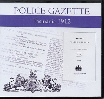 Tasmania Police Gazette 1912 - EBOOK
