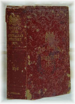 South Australian Almanac and Directory 1878 (Boothby) - EBOOK