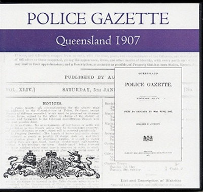 Queensland Police Gazette 1907 - EBOOK