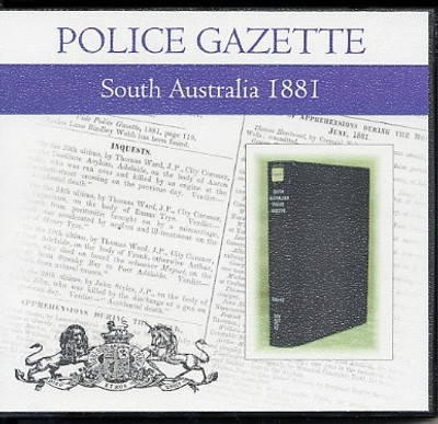 South Australian Police Gazette 1881 - EBOOK