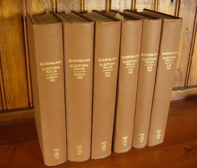 Queensland State Electoral Roll 1906 - USB