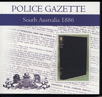 South Australian Police Gazette 1886 - EBOOK