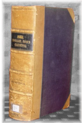 Hobart Town Gazette 1870 - EBOOK