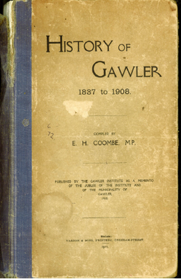 History of Gawler 1837-1908 - EBOOK