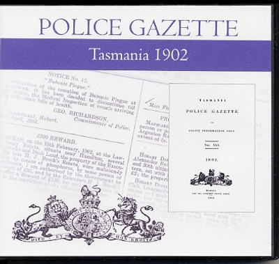 Tasmania Police Gazette 1902 - EBOOK