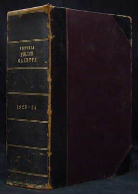 Victoria Police Gazette 1923 - EBOOK