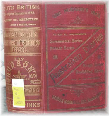 Melbourne Directory 1893 (Sands and McDougall) - EBOOK