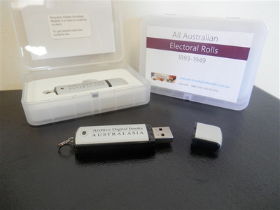 All Australian Electoral Rolls Collection - USB