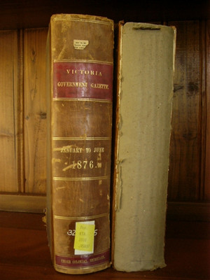 Victorian Government Gazette 1876 - EBOOK