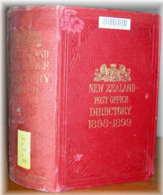 New Zealand Post Office Directory 1898-99 (Wise) - EBOOK